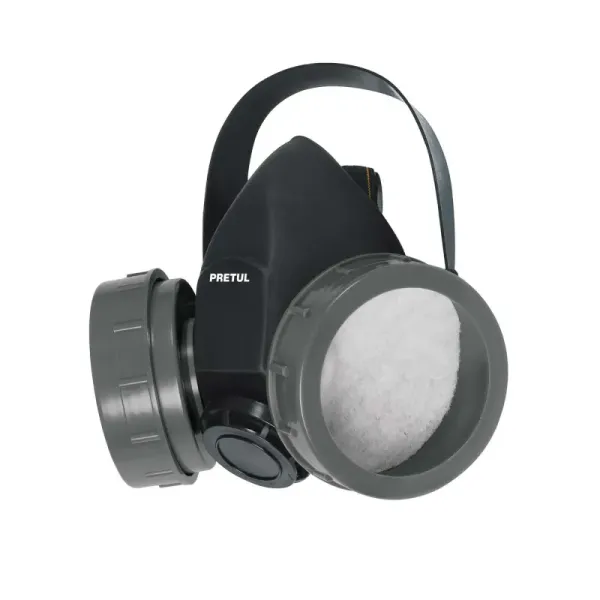 Máscara Media Cara Reutilizable Para Usar Con 2 Filtros Pretul (RES-2-P - 23391)