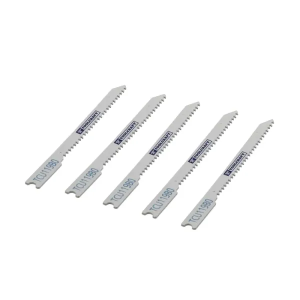 5 Seguetas Zanco U De 2.3/4' Fino Toolcraft Para Madera (TC2349)