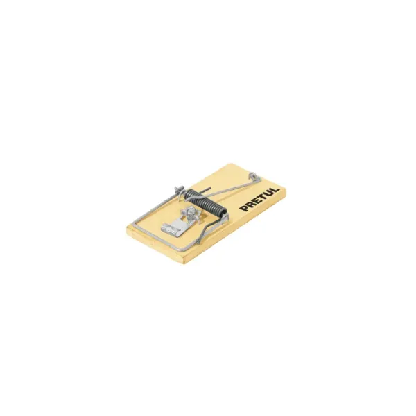 2 Trampas Para Ratones En Madera De 10 Cm, Uso Profesional Pretul (RAT-4M - 23709)