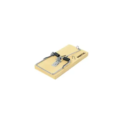 Trampa Para Ratones En Madera De 18 Cm, Uso Profesional Pretul