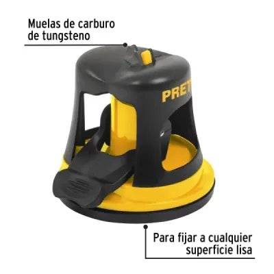 Afilador De Cuchillos Con Base De Succión Y Cuerpo En Abs Pretul