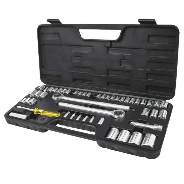 Juego De Copas 51 Piezas, Cuadrante 1/4", 3/8" Y 1/2" Pretul (SET-51 - 24219)