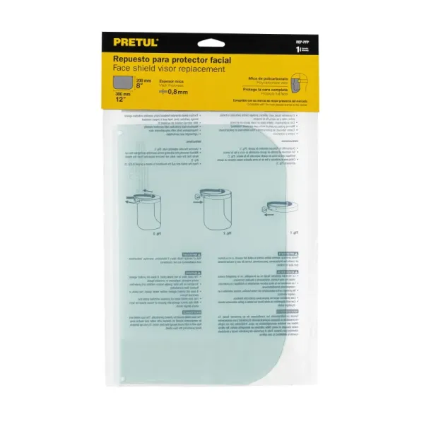 Mica Protectora De Policarbonato Para Careta Pretul Pf-500p (REP-PFP - 26008)