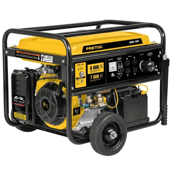 Generador Eléctrico A Gasolina Portátil 16 Hp, 120 V - 240 V Pretul (GEN-70P - 26036)