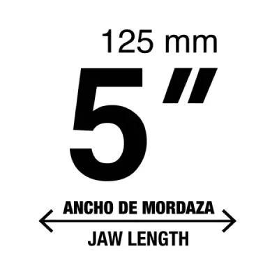 Prensa De Banco 5" Giratoria 360°, Apertura 5" (13 Cm) Pretul