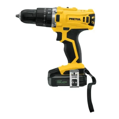 Taladro Percutor Inalámbrico De 1/2", Torque 33 Nm, 20 V Pretul