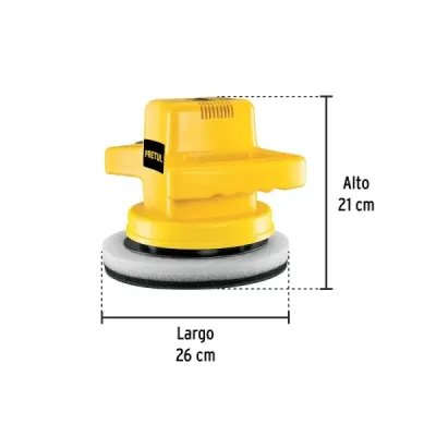 Polichadora De 10", 110 W Con 2 Mangos Y Pomos Incluidos Pretul