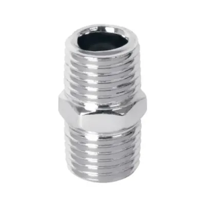 Niple Cromado De 1/4 Npt Para Compresor, Macho Pretul