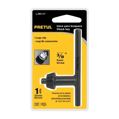 Llave Para Mandril De 3/8", Fabricada En Acero Pretul