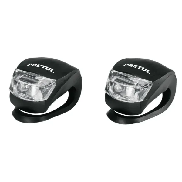 Juego De Linternas Para Bicicleta, Delantera Y Trasera Pretul (LIBI-2P - 27050)