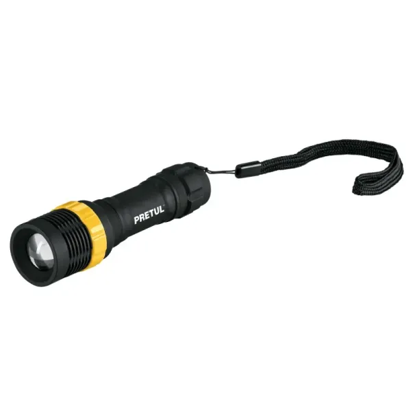 Linterna De Pila 80 Metros, 40 Lúmenes, Luz Ajustable Pretul (LIPLA-40P - 28019)
