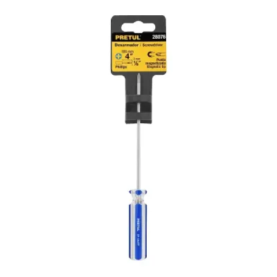 Destornillador De Estrella 1/8" X 4", Mango De Pvc Pretul