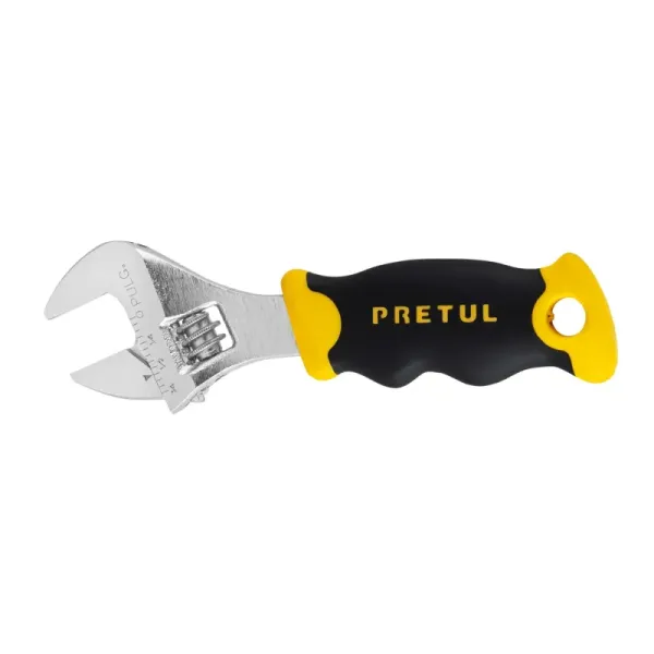 Llave Expansiva Perico De 5" Corta, Mango Comfort Grip Pretul (PECO-5P - 28218)