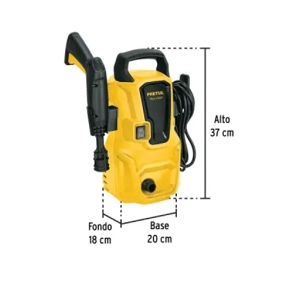 Hidrolavadora Eléctrica 1.6 Hp 1350 Psi Pretul 120 V 288 L/h