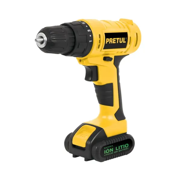 Taladro Inalámbrico De 1/2", 12 V Y Torque 10 Nm Pretul (TALI-12P - 29975)