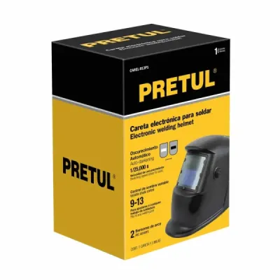 Careta Para Soldar Electrónica De Oscurecimiento Automático Pretul