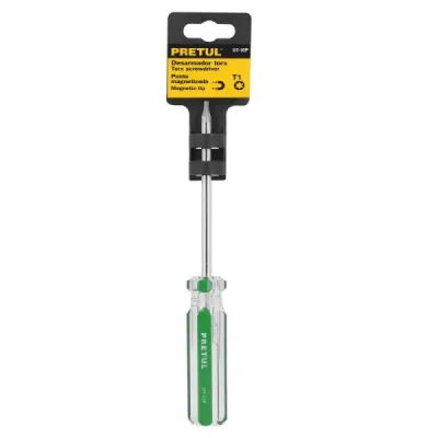 Destornillador Torx Magnético, Mango De Pvc T-10 Pretul