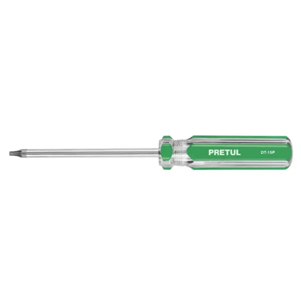 Destornillador Torx Magnético, Mango De Pvc T-15 Pretul (DT-15P - 29983)
