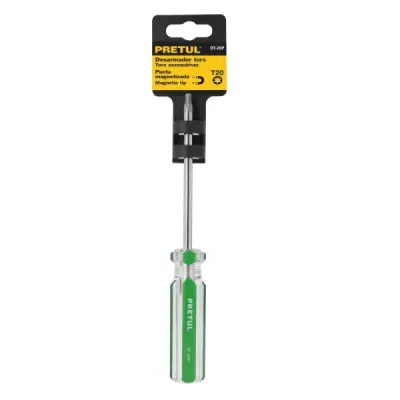Destornillador Torx Magnético, Mango De Pvc T-20 Pretul