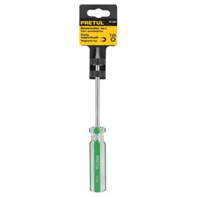 Destornillador Torx Magnético, Mango De Pvc T-25 Pretul
