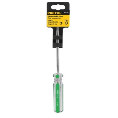 Destornillador Torx Magnético, Mango De Pvc T-30 Pretul