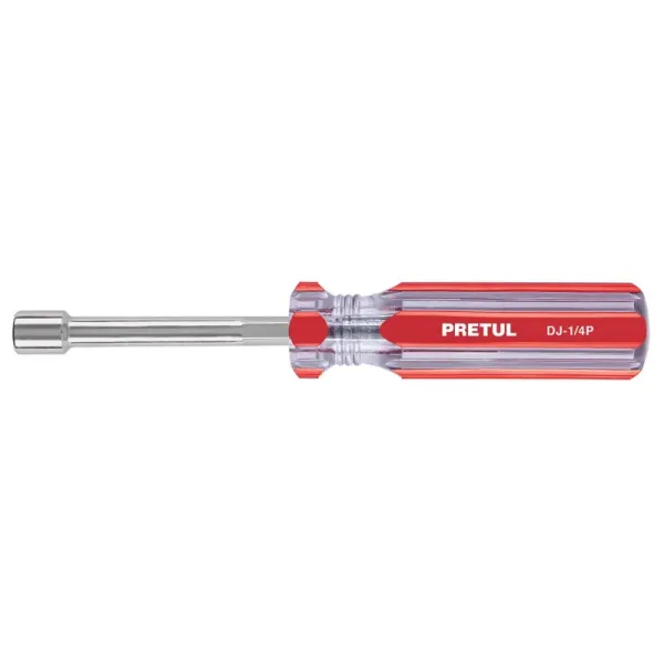 Destornillador Tipo Copa, Mango De Pvc 1/4" Pretul (DJ-1/4P - 29989)