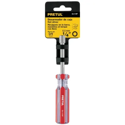 Destornillador Tipo Copa, Mango De Pvc 1/4" Pretul