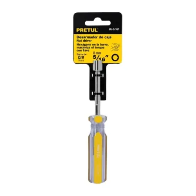 Destornillador Tipo Copa, Mango De Pvc 5/16" Pretul