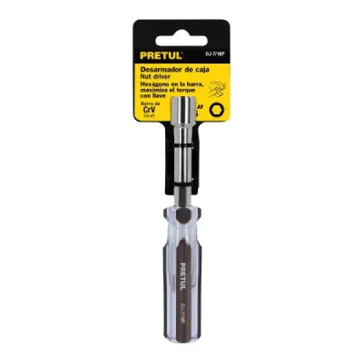 Destornillador Tipo Copa, Mango De Pvc 7/16" Pretul