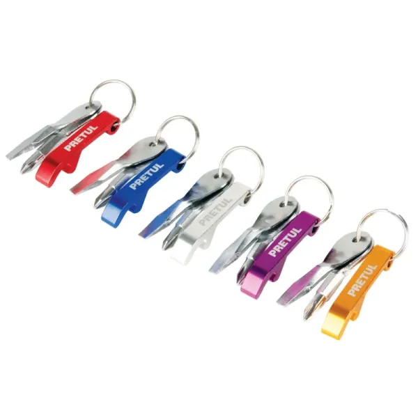 Llavero Con Destapador Y 2 Destornilladores, Color Aleatorio Pretul (PE-DES-30 - 65015)