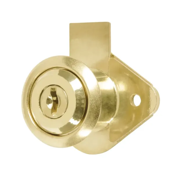Cerradura O Chapa Para Mueble, Tipo Vertical, Color Latón Hermex (CM-21L-P - 23505)