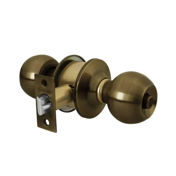 Cerradura O Chapa Para Habitación, Tipo Esfera Latón Oscuro Pretul (BAL-LA-RP - 23564)