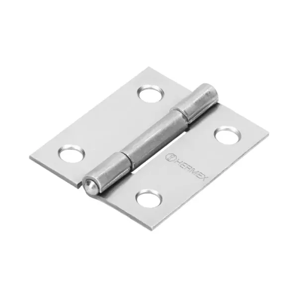 Caja De 20 Bisagras Rectangulares De 3.8 Cm, Acero Hermex (BR-150 - 43186)