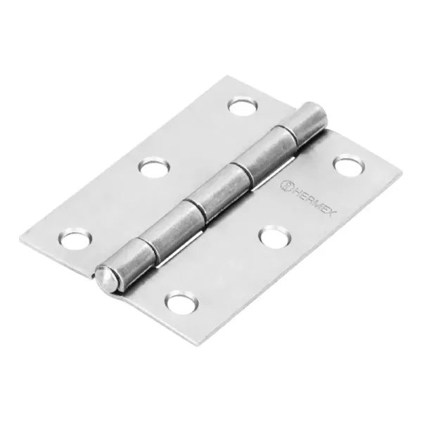 Caja De 20 Bisagras Rectangulares De 7.6 Cm, Acero Hermex (BR-300 - 43189)