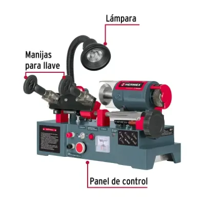 Duplicadora De Llaves Portátil De 480 W, Incluye Accesorios Hermex