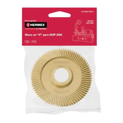 Cortador V De 100 Dientes Para Duplicadora Hermex Dup-200