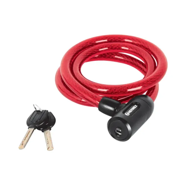 Guaya De Seguridad De 1.20 M X 15 Mm Uso Rudo, Con 2 Llaves Hermex (CB-15 - 43920)