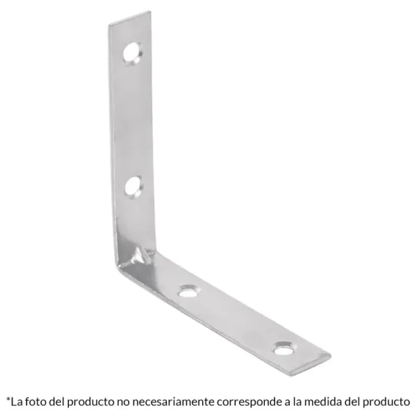 24 Escuadras Esquineras De Refuerzo En Acero 2.3/8" X 5/8" Fiero (EESQ- 2-1/2 - 41033)