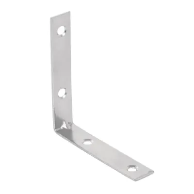 24 Escuadras Esquineras De Refuerzo En Acero 3.1/8" X 5/8" Fiero