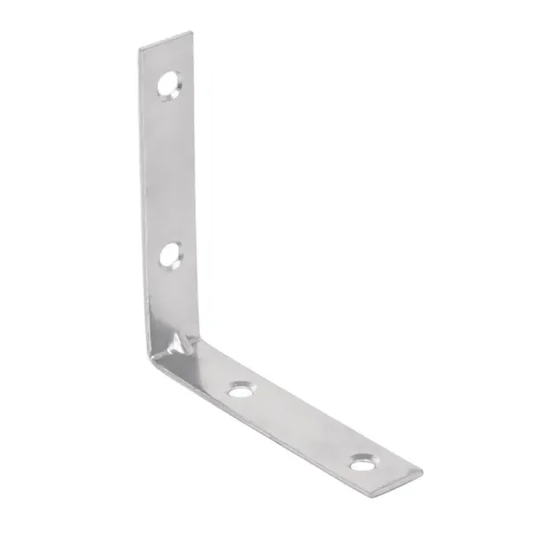 24 Escuadras Esquineras De Refuerzo En Acero 3.1/8" X 5/8" Fiero (EESQ-3 - 41034)