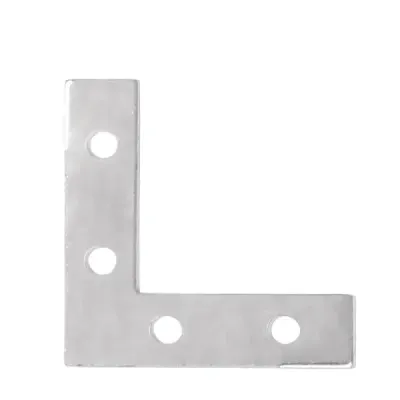 24 Ángulos Planos De Refuerzo De Acero De 2" X 1/2" Fiero