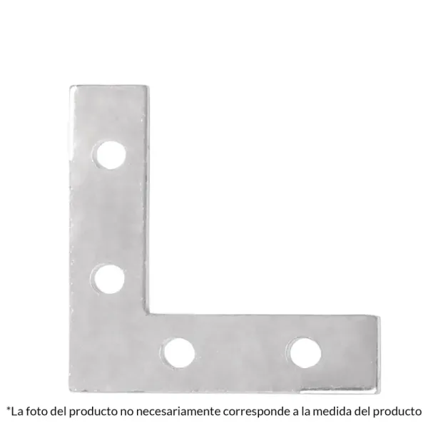 24 Ángulos Planos De Refuerzo De Acero De 2.1/2" X 5/8" Fiero (ECAN- 2-1/2 - 41040)