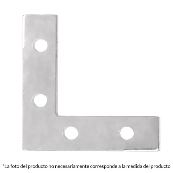 24 Ángulos Planos De Refuerzo De Acero De 3" X 5/8" Fiero (ECAN-3 - 41041)