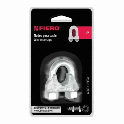 2 Amarres De Acero Al Carbono Para Guayas, Espesor De 5 Mm Fiero