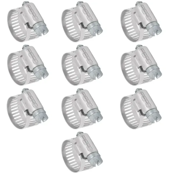 10 Abrazaderas En Acero Inoxidable Desde 38 Mm A 57 Mm Fiero (AB-28 - 44240)