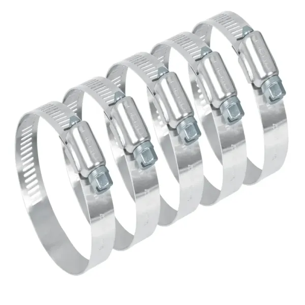 5 Abrazaderas En Acero Inoxidable Desde 40 Mm A 64 Mm Fiero (AB-32 - 44241)