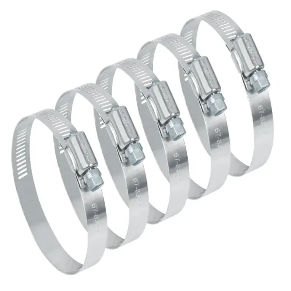 5 Abrazaderas En Acero Inoxidable Desde 67 Mm A 83 Mm Fiero (AB-44 - 44244)