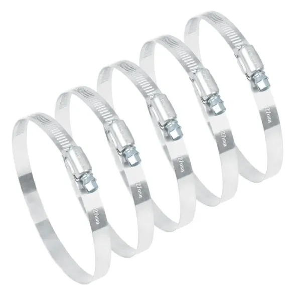 5 Abrazaderas En Acero Inoxidable Desde 105 Mm A 127 Mm Fiero (AB-72 - 44250)
