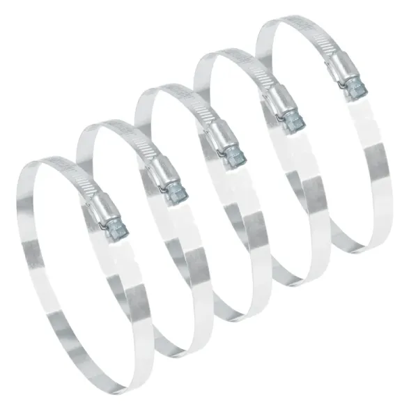 5 Abrazaderas En Acero Inoxidable Desde 130 Mm A 152 Mm Fiero (AB-88 - 44252)