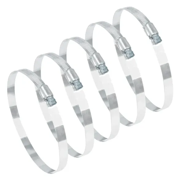 5 Abrazaderas En Acero Inoxidable Desde 141 Mm A 165 Mm Fiero (AB-96 - 44253)